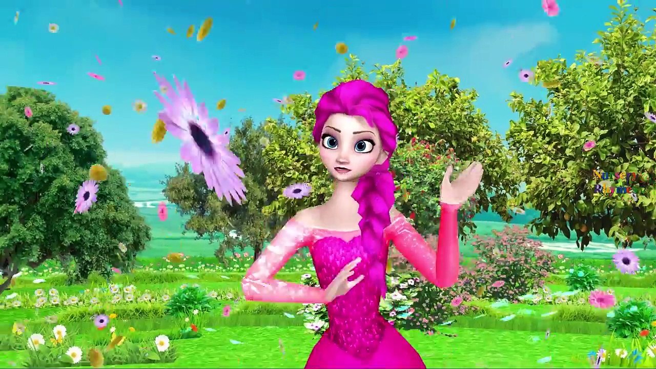 Frozen Elsa Becomes Mermaid | Frozen Finger Family | If You Are Happy And Ten Little Indians Rhymes