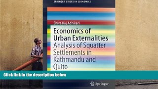 Audiobook  Economics of Urban Externalities: Analysis of Squatter Settlements in Kathmandu and