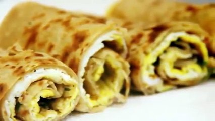 Egg Paratha Roll Recipe Egg wraps Indian Breakfast Lunch box Recipes Veg Recipes India