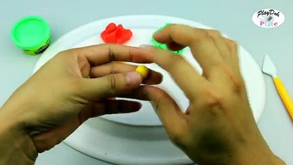 Play Doh Mini Pizza - How to Make Play Doh Food Pizza
