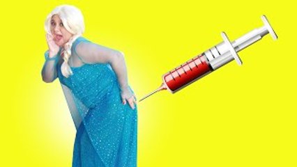 FROZEN ELSA vs DOCTOR! Elsa is Sick, Spiderman is Doctor! Superhero FUN