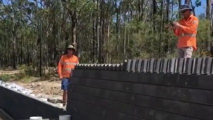 Domino avec des briques au final surprenant