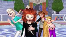 Frozen Elsa Kristoff Cartoons Singing London Bridge Is Falling Down Children Nursery Rhymes