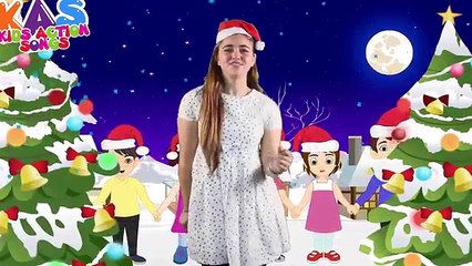 When Santa Got Stuck Up The Chimney | Christmas Action Songs For Children | Kids Action Songs