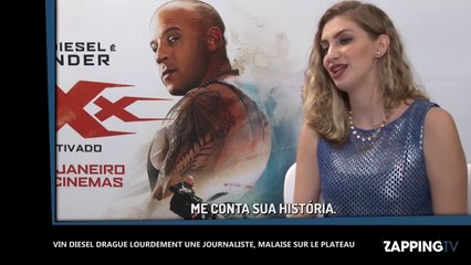 Vin Diesel drague lourdement une journaliste, l’interview gênante (Vidéo)