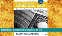 Free [PDF] Download  Contemporary Criminal Law: Concepts, Cases, and Controversies Matthew