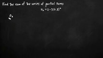 Sum of the series of partial sums (KristaKingMath)