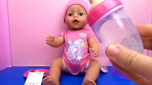 Baby Born Interactif - 818718- Zapf création / démo et aperçu des fonctions du poupon/Français