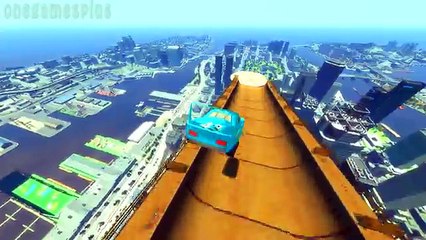 Dinoco King 43 Disney pixar car Getalife and Rotterdam Tower Long Jump - YouTube