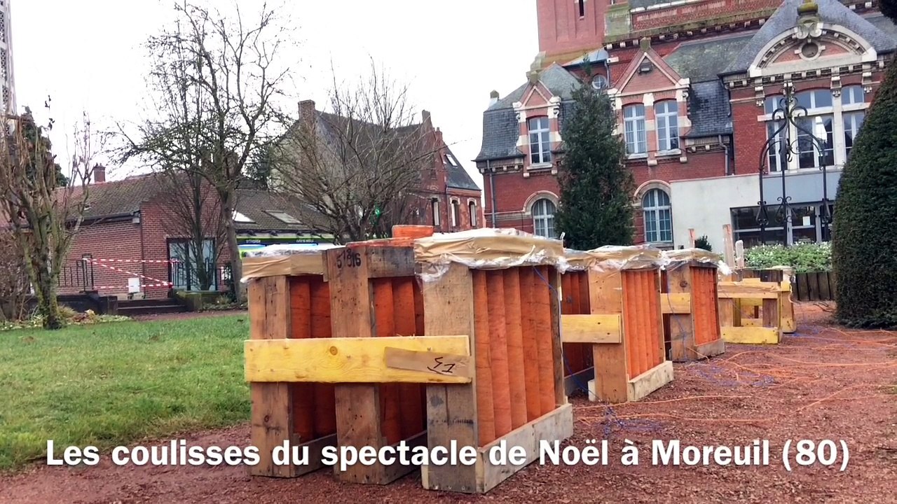 Les coulisses du spectacle de Noël à Moreuil (80)