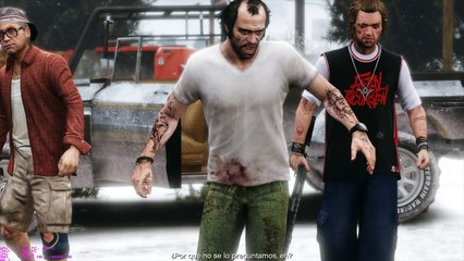 GTA V - Snowy Sandy Shores (Mr. Philips winter walkthrough)