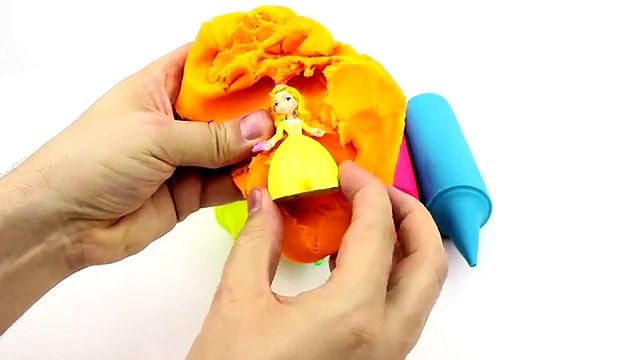 Play-Doh crayon surprises [Sofia The First, Angry Birds, Peppa Pig, Shopkins, LPS]