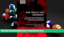 READ book  Are Skills the Answer?: The Political Economy of Skill Creation in Advanced Industrial
