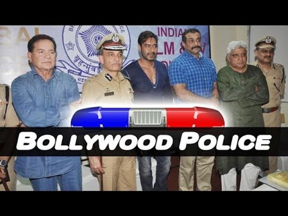 Ajay Devgn, Salim Khan, Javed Akhtar And Others At The Bollywood-Mumbai Police Discussion