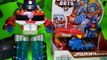 Transformers Rescue Bots Playskool Heroes Action Figure Set Chief Charlie Burns Rescue Cutter