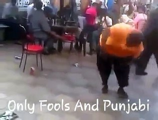 What a dance performance by fat Black man