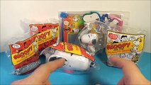 1998 SNOOPY and THE PEANUTS GANG SET OF 6 WENDY S KID S MEAL TOY S VIDEO REVIEW