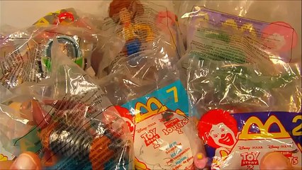 1999 DISNEY S TOY STORY 2 SET OF 20 McDONALD S HAPPY MEAL MOVIE KID S TOY S VIDEO REVIEW