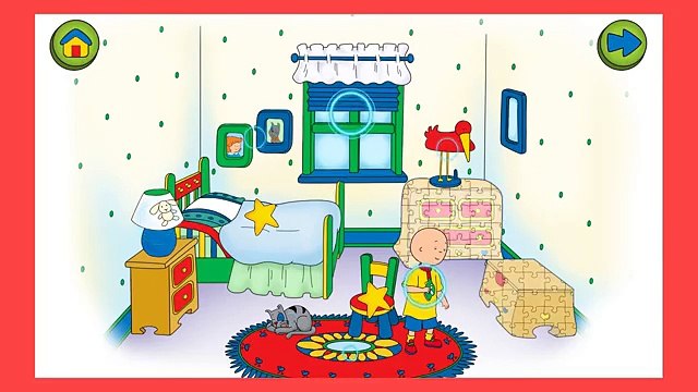 Caillou House of Puzzles, Mom & Dad´s Room , Caillou´s Room, App for Kids