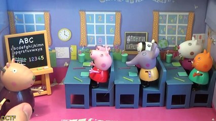 Peppa Pig Toys - Peppa Poops in Classroom Episode