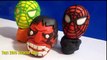 Play Doh Spiderman Yellow eggs. Play Doh Spidermsn Yellow And Spiderman Red VS Hulk.