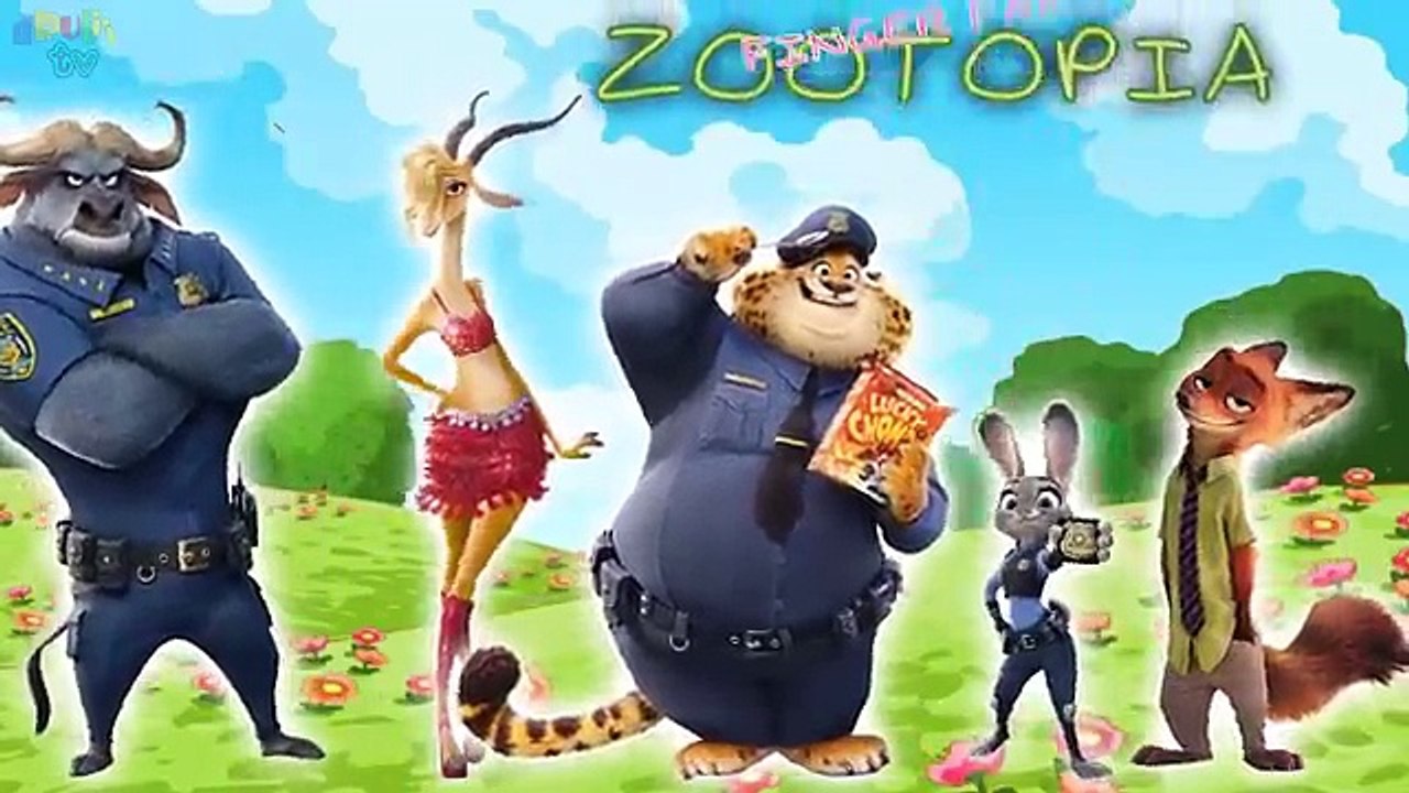 ZOOTOPIA Finger Family | Real Animals Nursery Rhymes for children