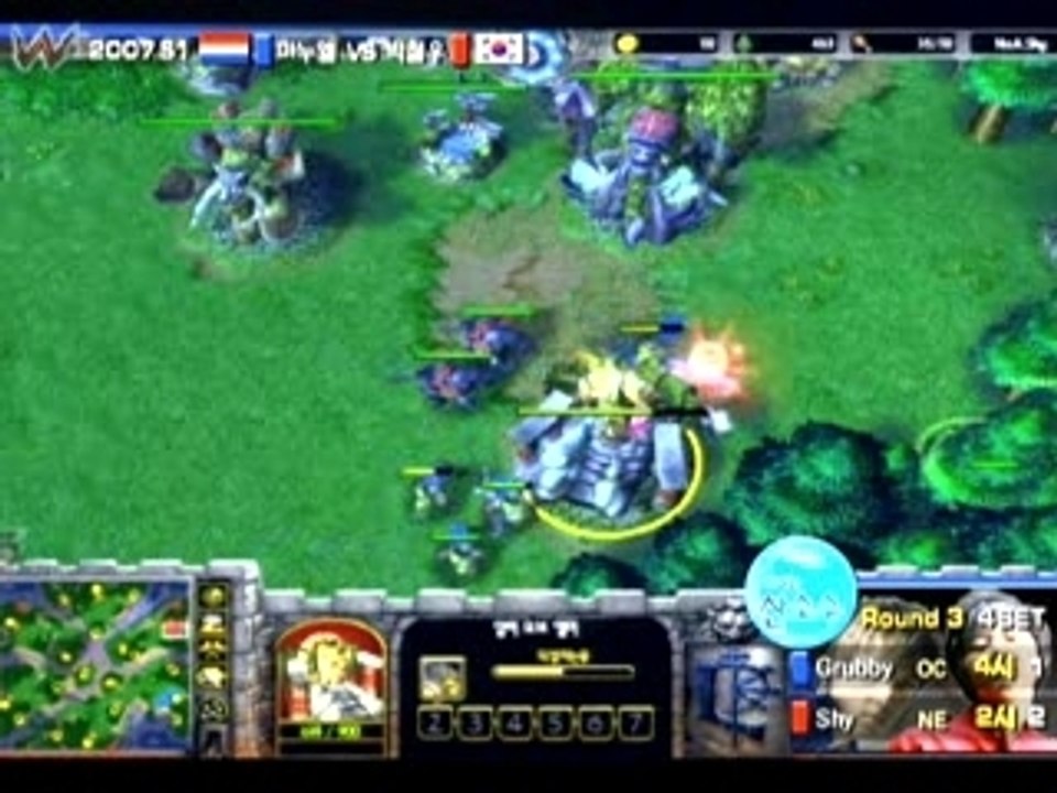 4K.Grubby vs Noa.Shy Warcraft World War Game 4