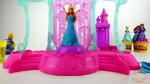 ♥ 6 Disney Princess MagiClip Sparkle Play Doh Set Belle Aurora Ariel Cinderella Rapunzel Snow White