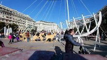 4K video Timelapse Aristotelous Thessaloniki
