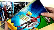 Unboxing Marvel toys Superhero Spiderman, Rhino, Black Banther, Iron man, War Machine, patriot #SE4K