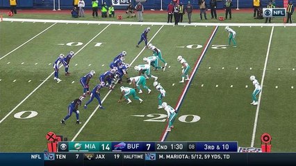 LeSean McCoy can't block Cameron Wake
