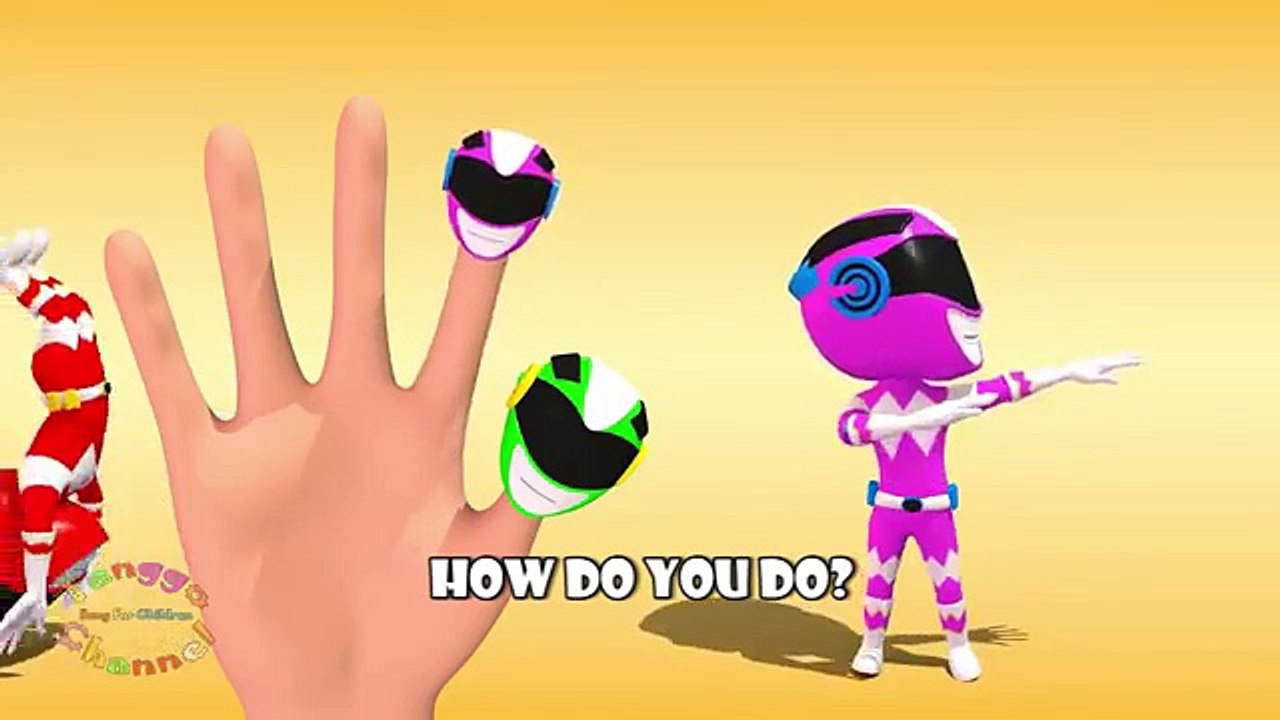 Power Rangers 3D Finger Family | Nursery Rhymes | 3D Animation From TanggoKids Nursery Rhymes