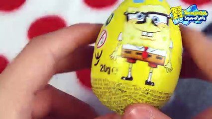 Kinder Chocolate Surprise Egg - SpongeBob SquarePants - Nickelodeon - SpongeBob SquarePants Charms