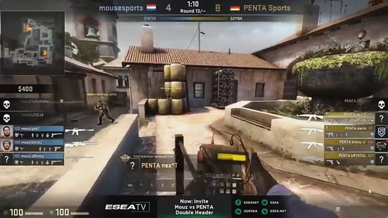 CS:GO - BEST IMPACT GRENADE KILLS BY PRO GAMERS!