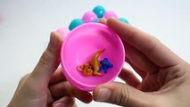 Play Doh Kinder Super Surprise Eggs Kinder huevo Dora Smurfs Hello Kitty Cars Disney by lababymusica