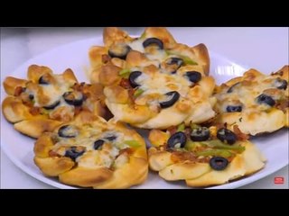 بيتزا ورد ميني | نجلاء الشرشابي