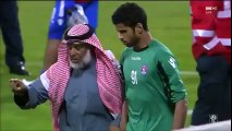 Al Shahnia Keeper Khalifa Al Dosari got into a fight, so his father came to the pitch & told him off!