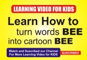 How to turn Word bee into a Cartoon Bee.   Wordtoon