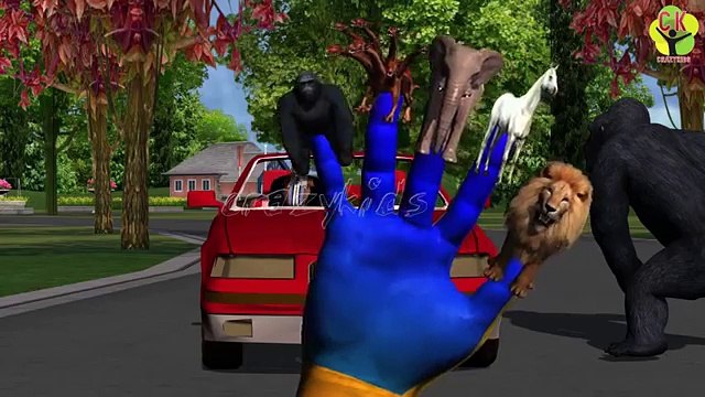 Finger Family Nursery Rhymes | Dragons , Dinosaurs Cartoons , King Kong, Godzilla Finger Family