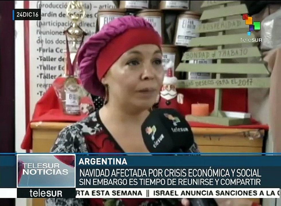 Argentina: cooperativistas celebran navidad comunitaria