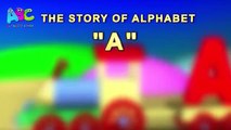 Stories Of A to M Alphabets For Kids | Phonic Songs For Children | 3D alphabet Songs