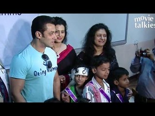 Salman Khan At The Cochlear Implants Facility At Holy Family Hospital
