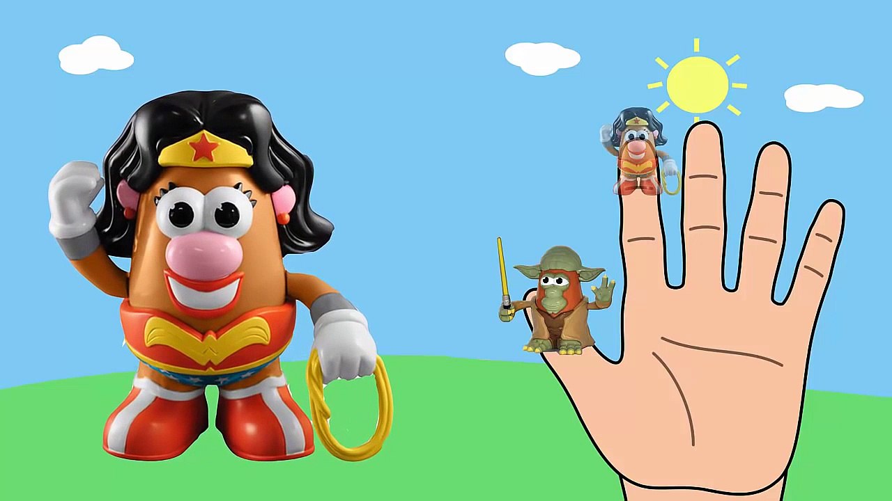 Mr. Potato Superheroes Finger Family Song for Children