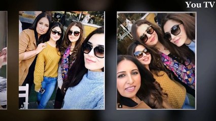 Maya Ali And Sajal Ali Having Lunch At Lahore