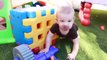BAD BABY GOES TO JAIL! Police Office Fights Crime as Cop in Power Wheels & Plays Little Tikes House