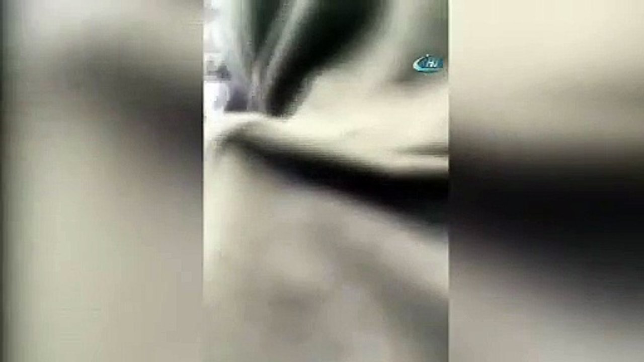 kadına uçan tekmeli saldırı