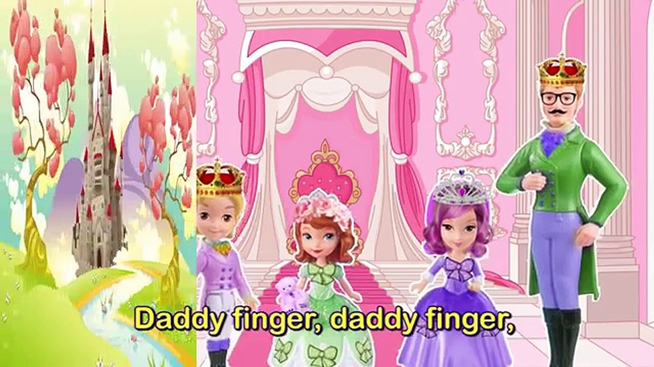 SOFIA THE FIRST Finger Family Nursery Rhyme
