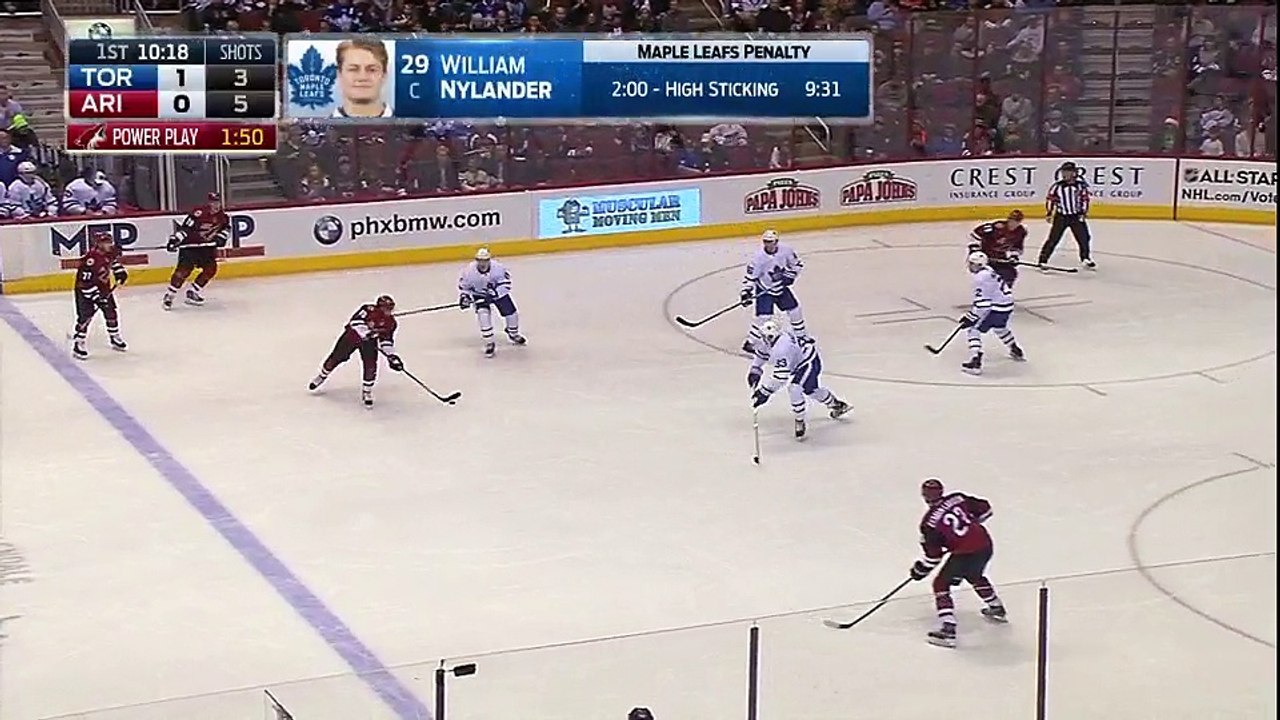 NHL 16/17 - Toronto vs Arizona 23.12.2016