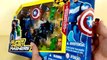 Superhero mashers Captain America vs Red Hulk vs Iron man Superhero Marvel Hasbro kids toy