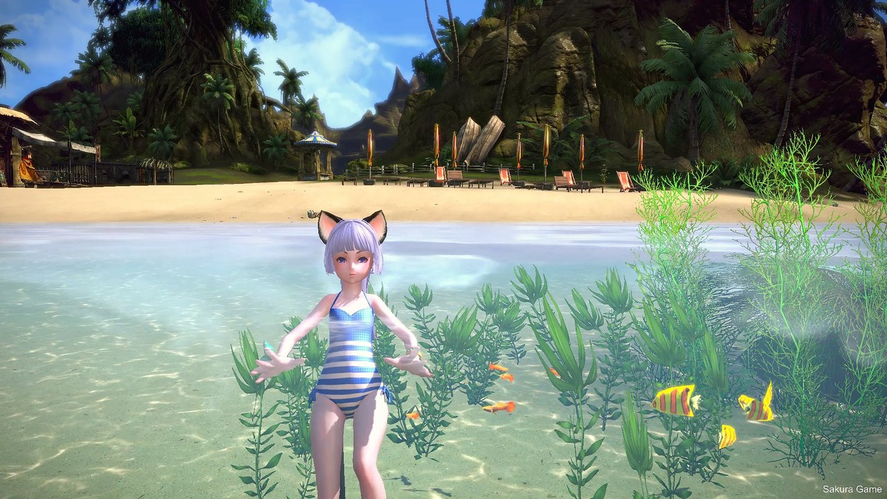 Tera Online – Lumière a la plage et les poissons
